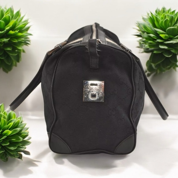 GUCCI - Jacquard Boston Bag - Picture 4 of 16